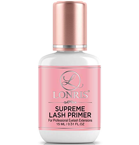 Lonris Eyelash Extension Primer - Oil & Protein Remover for Better Retention