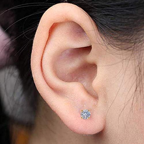 SLVIEKAE Disposable Ear Piercing Gun Kit with Multi-Sized Earring Studs