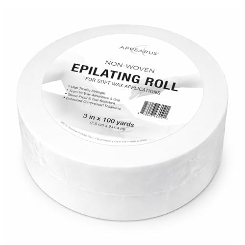 Appearus Professional Nonwoven Waxing Roll - 90 GSM Heavy Duty Fabric