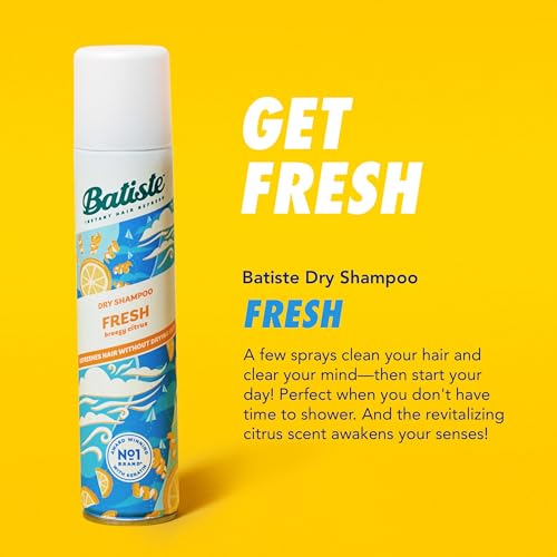 Batiste Fresh Dry Shampoo, 5.71 oz - Waterless Hair Refresh & Volumizer