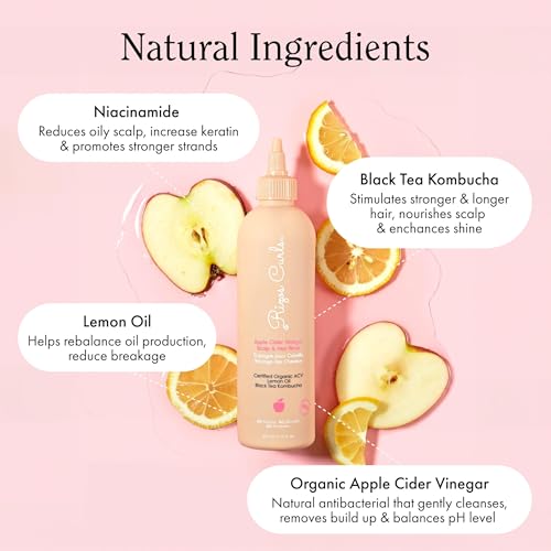 Rizos Curls Apple Cider Vinegar Hair Rinse Travel 2.5 oz - Clarifying & Softening