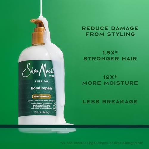 SheaMoisture Bond Repair Conditioner with Amla Oil, 13oz - Strengthens Damaged Hair