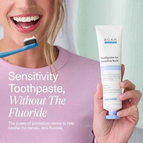 Boka Sensitive Toothpaste - Fluoride Free Nano Hydroxyapatite - Mint Coconut