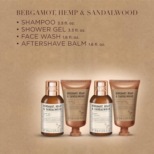 Baylis & Harding Men's Luxury Toiletry Bag Gift Set, 9.8 oz