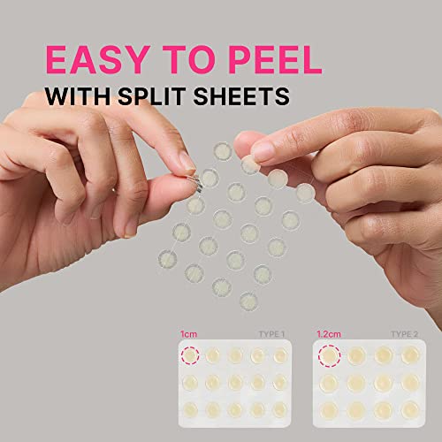 Hydrocolloid Pimple Patch with Tweezer - 42 Count for Acne Care