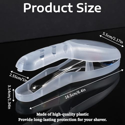 Clear Portable Razor Travel Case - Universal Shaver Protector