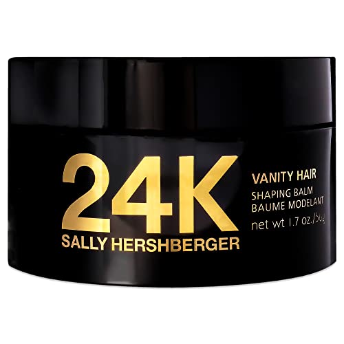 Sally Hershberger 24K Hair Shaping Balm - Flexible Hold, Smoothing & Shine - All Hair Types - 1.7oz