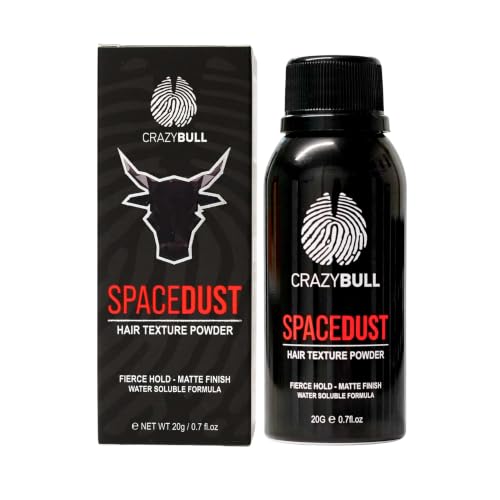 CrazyBull Space Dust Hair Texture Powder for Men - 0.7 oz