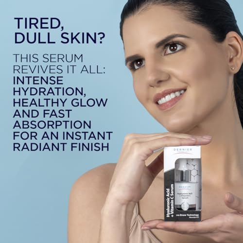 Dernier Vitamin C & Hyaluronic Acid Face Serum - Anti-Aging Dark Spot Corrector