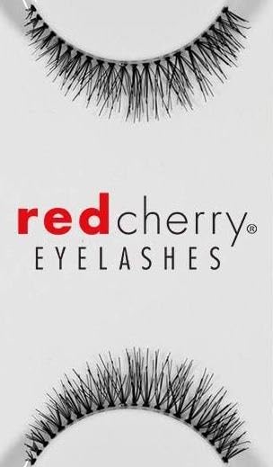 Red Cherry #747XS Natural Full Black False Eyelashes - 6 Pairs
