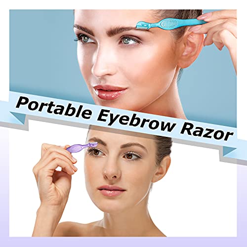Honoson 8-Pack Eyebrow Razors for Women - Facial Hair Removal