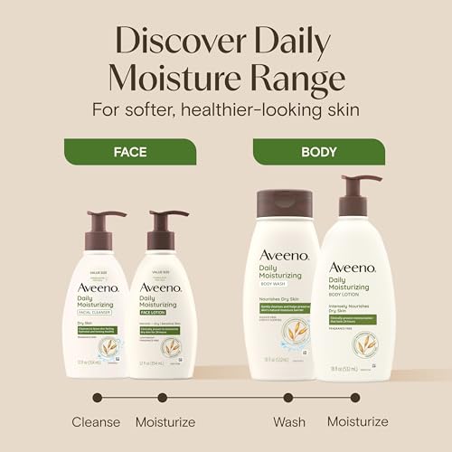 Aveeno Daily Moisturizing Face Lotion 12 oz - Fragrance Free for Sensitive Skin