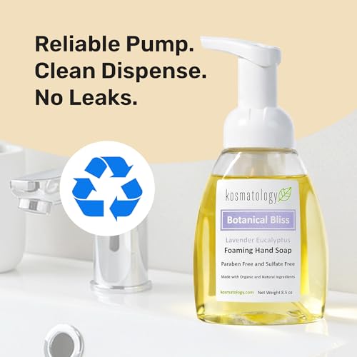 Kosmatology Lavender-Eucalyptus Organic Foaming Hand Soap, 8.5 oz