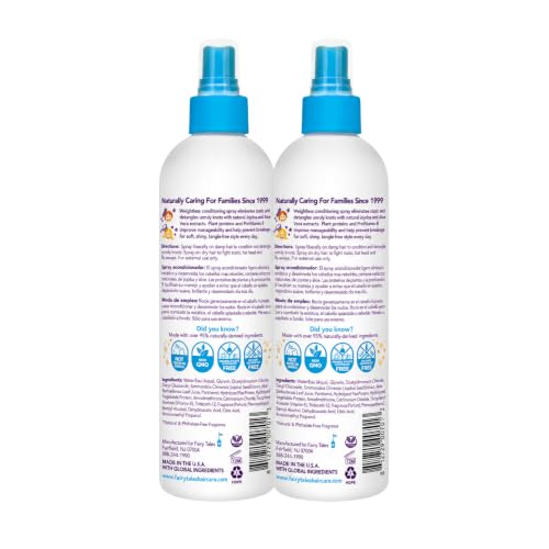 Fairy Tales Pineapple Tangle Tamer Detangling Spray 12oz Pack of 2