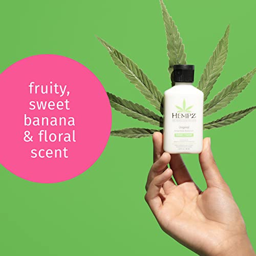 Hempz Mini Original Body Lotion - Tropical Banana & Floral Scent, 2.25 oz (Pack of 2)