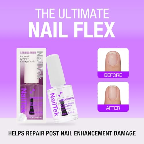 Nail Tek Formula 4 Xtra Nail Strengthener – 0.5 oz Repair Polish