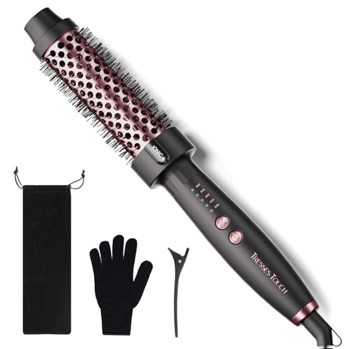 Tresses Touch 1.25 Inch Thermal Curling Brush - Ceramic Ionic Hot Styler