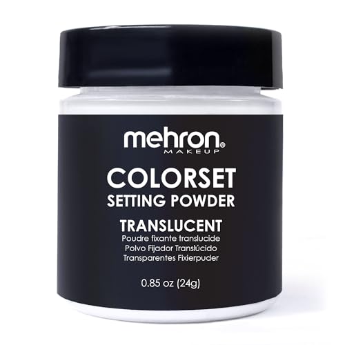 Mehron Colorset Setting Powder - Translucent Long-Wear Makeup Fixer 0.85 oz