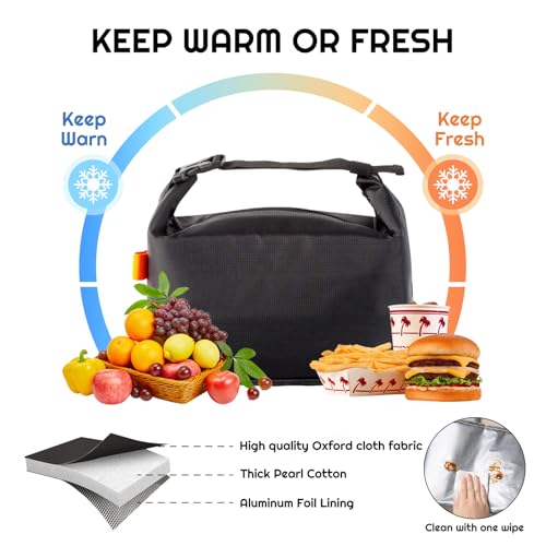 YUDANSI 8L Insulated Lunch Bag - Reusable Leakproof Tote for Work & Travel