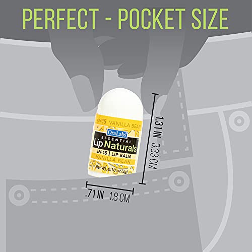 Lip Naturals Mini Lip Balms with SPF 15 - 12 Count Assorted Flavors