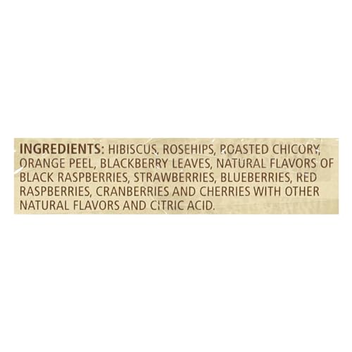Celestial Seasonings Wild Berry Zinger Herbal Tea - Caffeine Free, 20 Bags