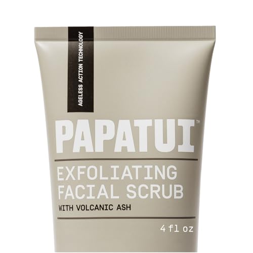 PAPATUI Men's Exfoliating Face Scrub with Volcanic Ash - 4 oz