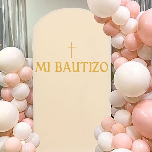 Mi Bautizo Wall Decal with Cross - Baptism & Communion Decor