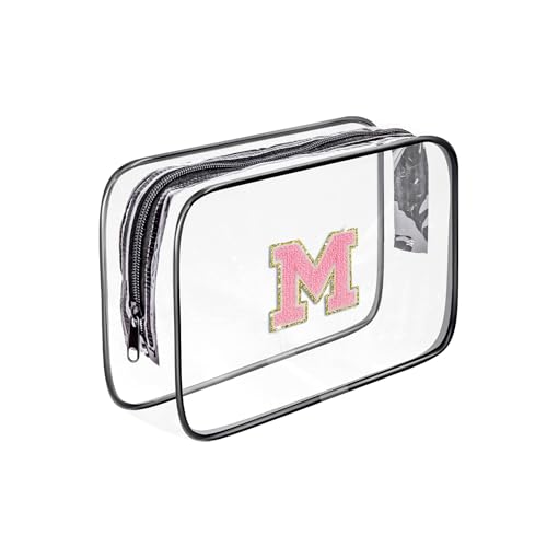 TSA Approved Clear Toiletry Bag - Portable Makeup Organizer for Travel