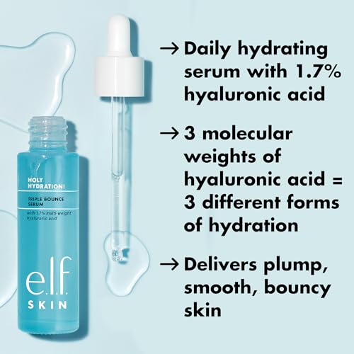 e.l.f. Holy Hydration! Triple Bounce Serum with 1.7% Hyaluronic Acid