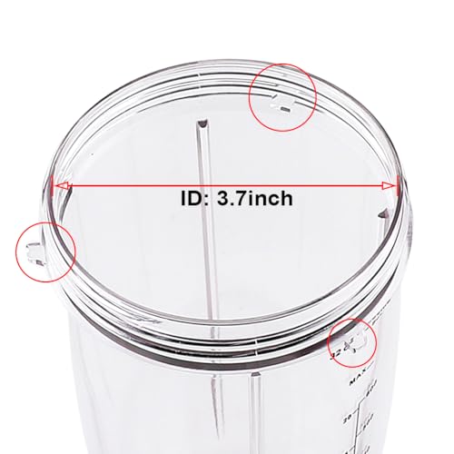 NutriBullet Replacement Cup - 32oz Compatible with 600W & 900W