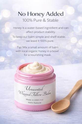 Whipped Tallow Balm - 100% Grass-Fed Natural Moisturizer for Sensitive Skin
