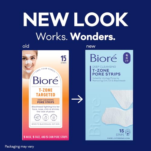 Bioré T-Zone Blackhead Remover Strips - 15 Count Pore Strips