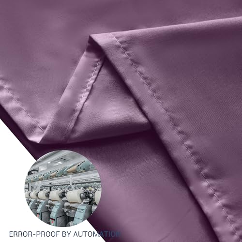 Standard Pillowcases Set of 4 - 20x26 Dark Purple Microfiber