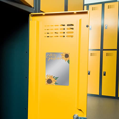 Hello Sunshine Magnetic Mirror - 5" x 7" Shatterproof Locker Decor