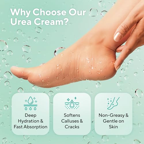 Lavinso Urea Foot Cream 40% for Calluses & Dry Cracked Heels - Deep Moisturizer