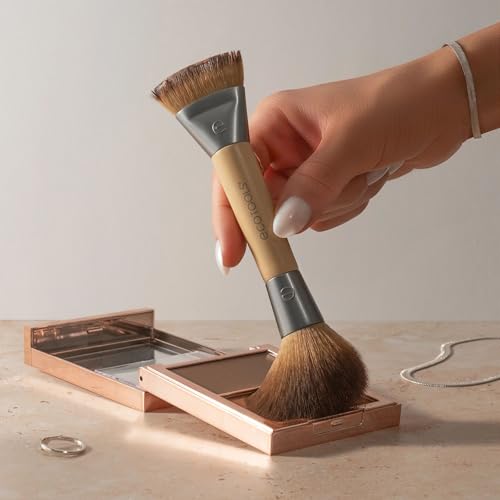 EcoTools Dual-Ended Sculpt + Bronze Makeup Brush for Contouring