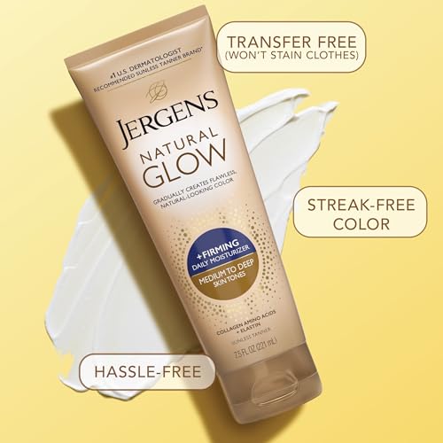 Jergens Natural Glow Firming Daily Moisturizer for Medium to Tan Skin - 7.5oz