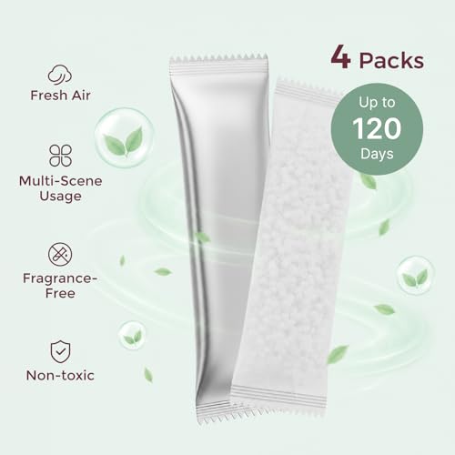 Momcozy Diaper Pail Deodorizer Refills - 4 Packs, Fragrance-Free
