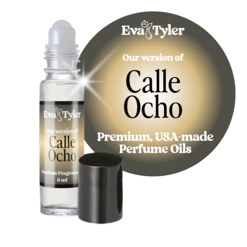 EvaTyler Calle Ocho Perfume Roll-On Oil 8ml | Long-Lasting Men's Fragrance, USA Made, Travel Size