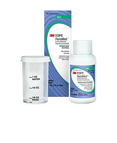 3M PerioMed Stannous Fluoride Oral Rinse Mint 0.63% Concentrate, 2.75 oz Pack of 1