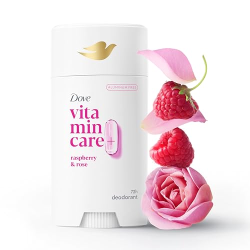 Dove Raspberry & Rose Aluminum-Free Deodorant Stick - 72H Odor Protection