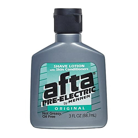 Afta Pre-Electric Shave Lotion With Skin Conditioners Original 3 oz