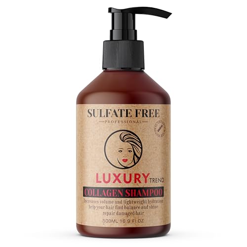 Collagen Shampoo for Women - Thickening & Growth Formula, 16.9 oz