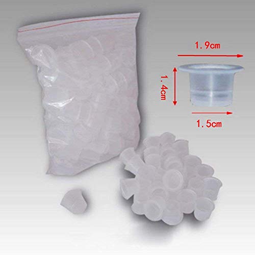 DOWEI Large Tattoo Ink Caps #15 - 1000pcs Disposable Pigment Cups