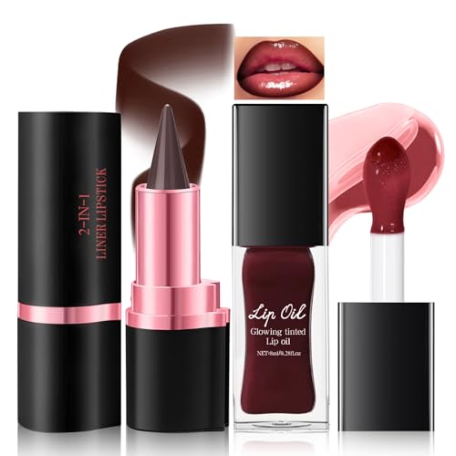 Noerrors Berry Lip Kit – Gradient Lip Liner & Gloss Duo