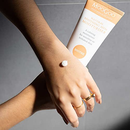 MooGoo Soothing MSM Moisturiser 4.2 Fl Oz - Calming Cream for Sensitive Skin