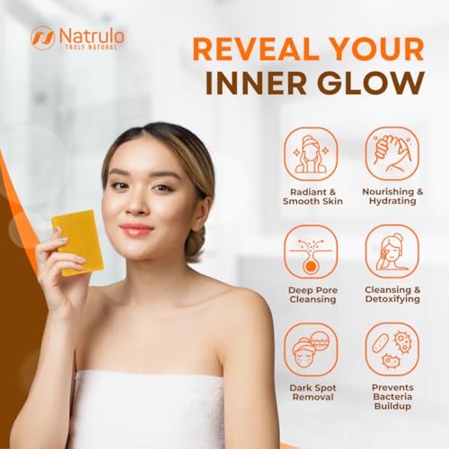 Natural Turmeric Soap Bar for Face & Body - Brightening for Dark Spots