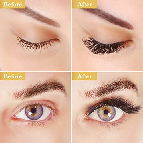 14 Pairs Magnetic Eyelashes Kit with Eyeliner & Tweezers