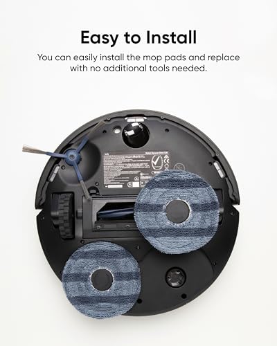 eufy Vacuum Mop Replacement Pads - 2-Pack, Durable Microfiber