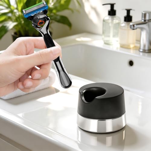 ERAVOR 2-Pack Safety Razor Stand - Compact Bathroom Countertop Organizer